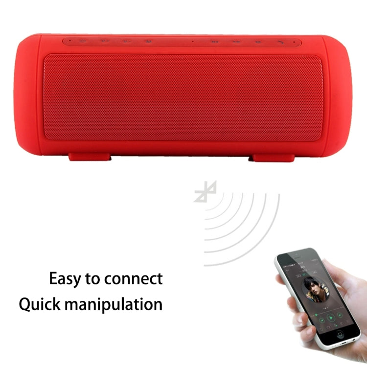 E5 Life Waterproof Bluetooth Stereo Speaker, with Built-in MIC & Handle, Support Hands-free Calls & TF Card & AUX IN & Power Bank, Bluetooth Distance: 10m