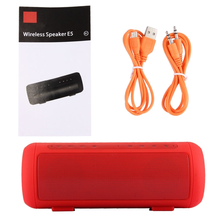 E5 Life Waterproof Bluetooth Stereo Speaker, with Built-in MIC & Handle, Support Hands-free Calls & TF Card & AUX IN & Power Bank, Bluetooth Distance: 10m