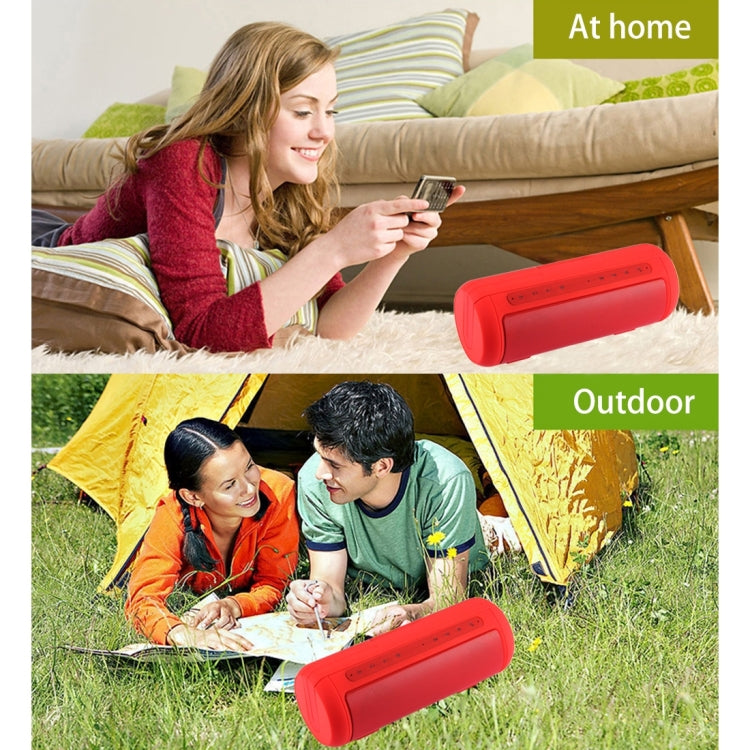 E5 Life Waterproof Bluetooth Stereo Speaker, with Built-in MIC & Handle, Support Hands-free Calls & TF Card & AUX IN & Power Bank, Bluetooth Distance: 10m
