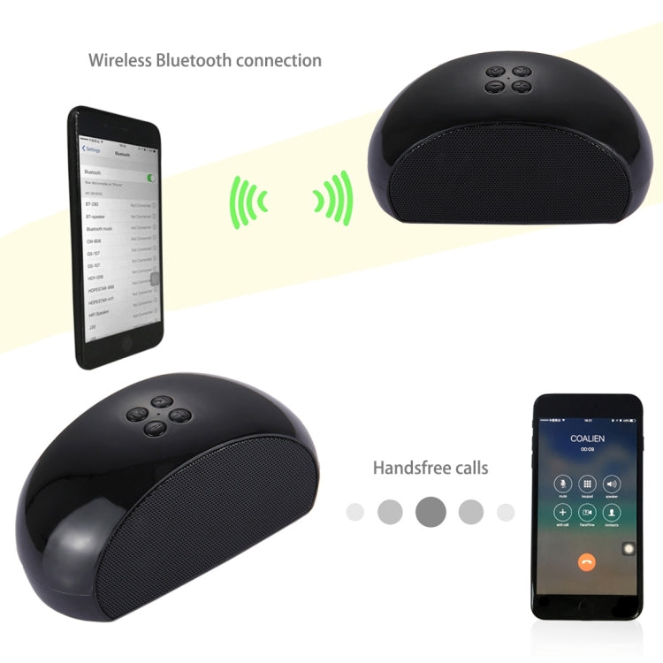 Y40 Portable Bluetooth Stereo Speaker, with Built-in MIC, Support Hands-free Calls & TF Card & AUX IN & FM, Bluetooth Distance: 10m