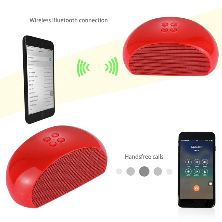 Y40 Portable Bluetooth Stereo Speaker, with Built-in MIC, Support Hands-free Calls & TF Card & AUX IN & FM, Bluetooth Distance: 10m