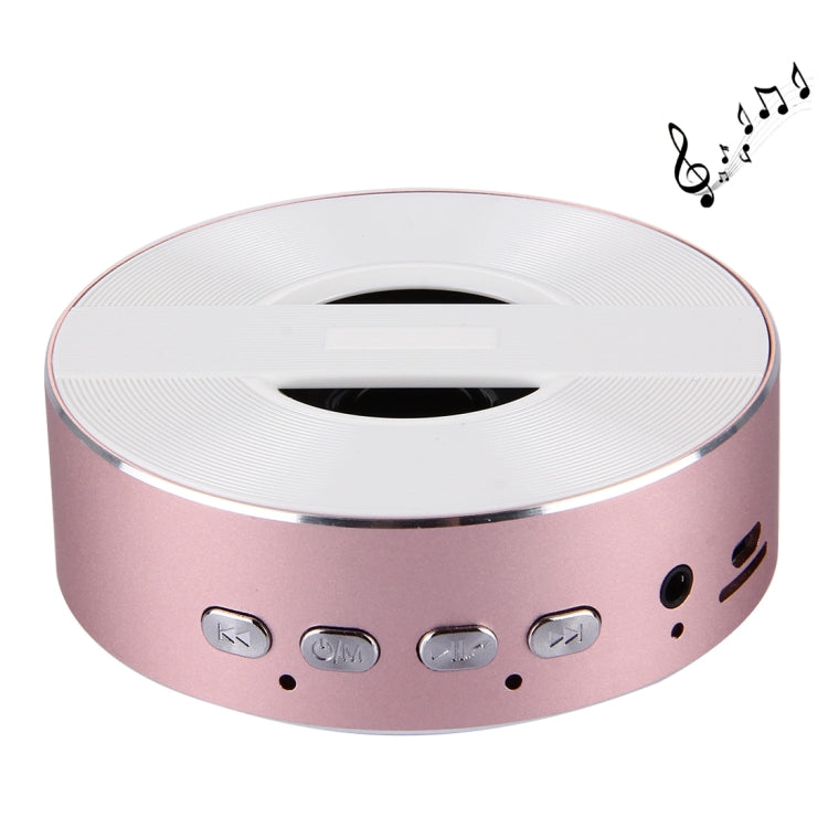 Portable Round Shaped Bluetooth Stereo Speaker, with Built-in MIC, Support Hands-free Calls & TF Card & AUX IN, Bluetooth Distance: 10m