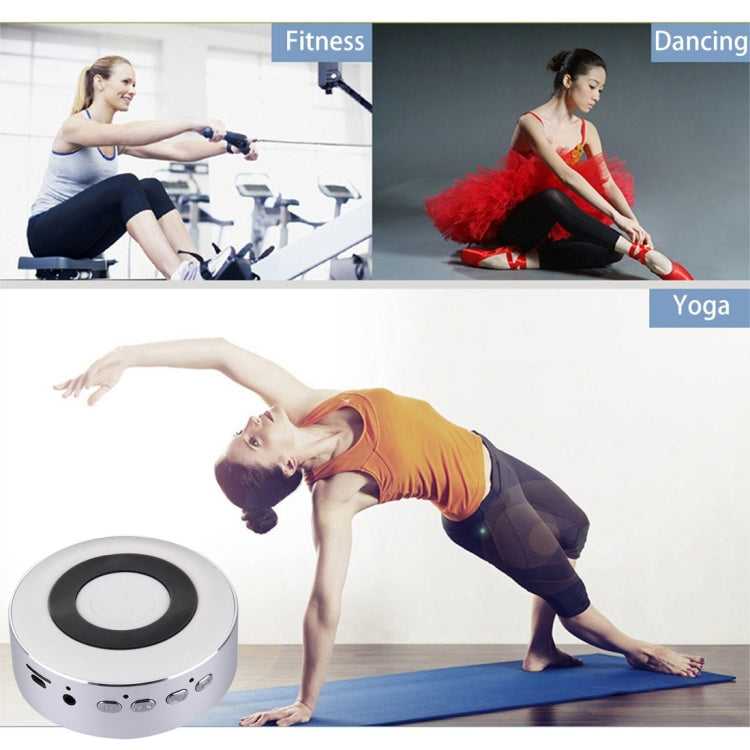 Portable Round Shaped Bluetooth Stereo Speaker, with Built-in MIC, Support Hands-free Calls & TF Card & AUX IN, Bluetooth Distance: 10m