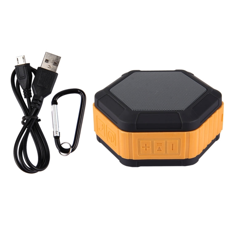 BT508 Portable Life Waterproof Bluetooth Stereo Speaker with Built-in MIC & Hook, Support Hands-free Calls & TF Card & FM, Bluetooth Distance: 10m