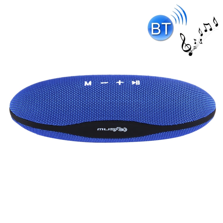 XC-Z6 Portable Oval Shaped Fabric Design Bluetooth Stereo Speaker, with Built-in MIC, Support Hands-free Calls & TF Card & AUX IN & FM, Bluetooth Distance: 10m