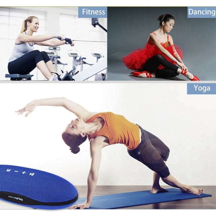 XC-Z6 Portable Oval Shaped Fabric Design Bluetooth Stereo Speaker, with Built-in MIC, Support Hands-free Calls & TF Card & AUX IN & FM, Bluetooth Distance: 10m