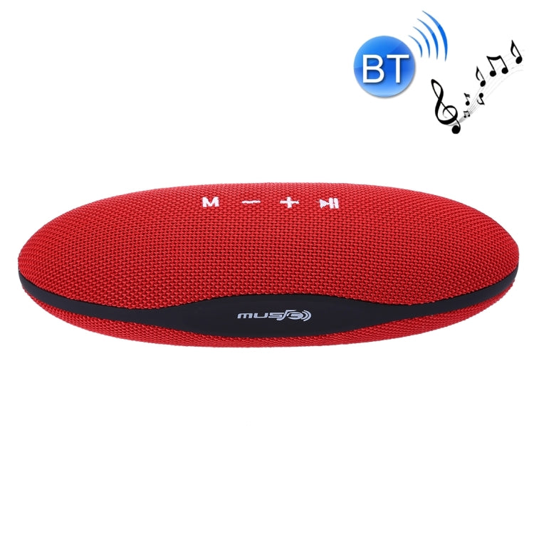 XC-Z6 Portable Oval Shaped Fabric Design Bluetooth Stereo Speaker, with Built-in MIC, Support Hands-free Calls & TF Card & AUX IN & FM, Bluetooth Distance: 10m
