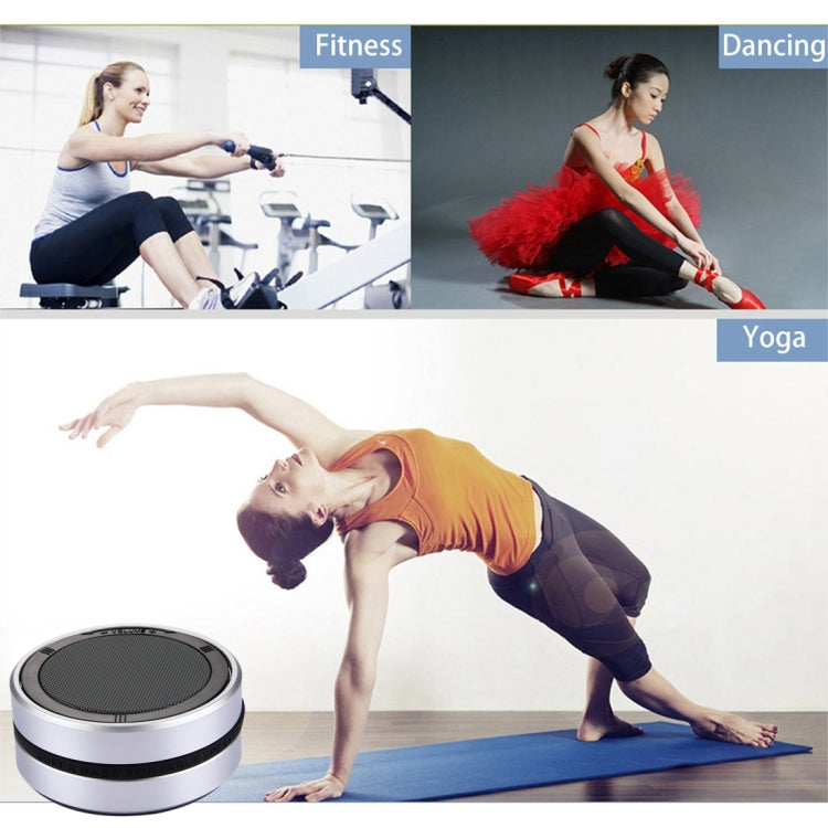 X1 Portable Round Shaped Bluetooth Stereo Speaker, with Built-in MIC, Support 360 Degree Spining Volume Control &Hands-free Calls & TF Card & AUX IN, Bluetooth Distance: 10m