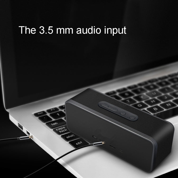 GS805 Portable PV Paste Skin Bluetooth Stereo Speaker, with Built-in MIC, Support Hands-free Calls & TF Card & AUX IN, Bluetooth Distance: 10m(Red)