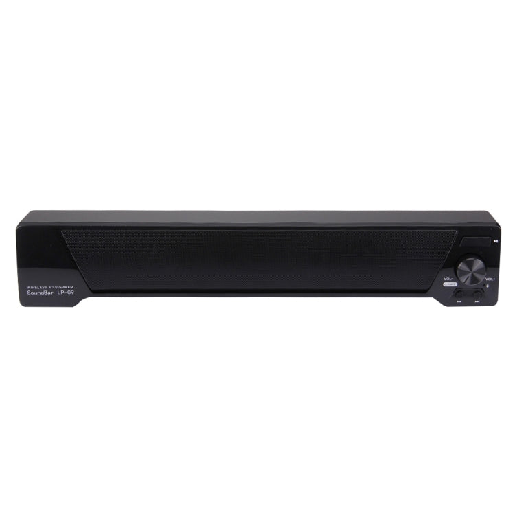 Soundbar LP-09 Wireless Bluetooth Subwoofer Speaker, For iPad / iPhone / Other Mobile Phone / PC(Black)
