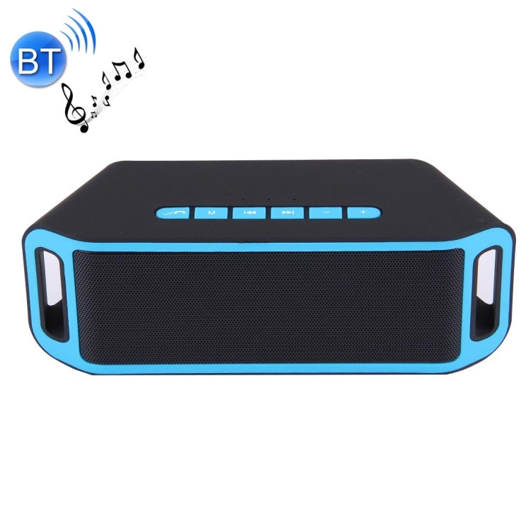 S816 Portable Bluetooth Stereo Speaker, with Built-in MIC, Support Hands-free Calls & TF Card & AUX IN, Bluetooth Distance: 10m(Blue)