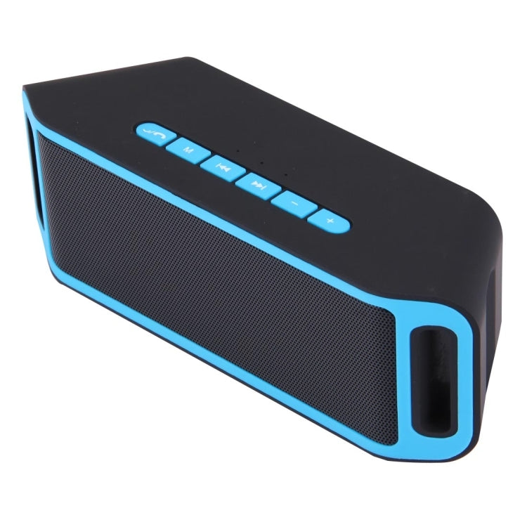 S816 Portable Bluetooth Stereo Speaker, with Built-in MIC, Support Hands-free Calls & TF Card & AUX IN, Bluetooth Distance: 10m(Blue)