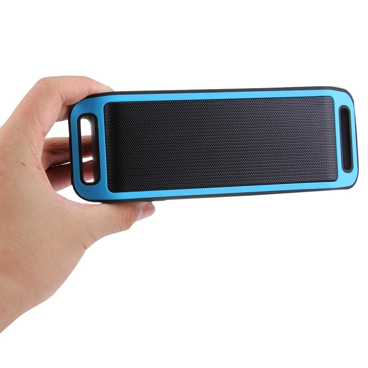 S816 Portable Bluetooth Stereo Speaker, with Built-in MIC, Support Hands-free Calls & TF Card & AUX IN, Bluetooth Distance: 10m(Blue)