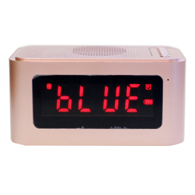 X16 Portable Bluetooth Stereo Speaker, Support Hands-free & TF Card & AUX IN & FM & Alarm, Bluetooth Distance: 10m