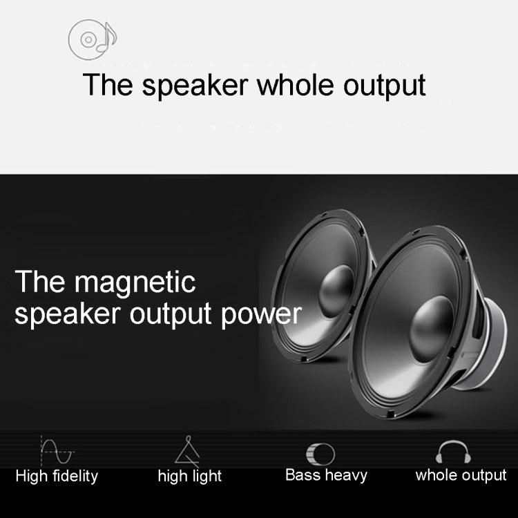 X16 Portable Bluetooth Stereo Speaker, Support Hands-free & TF Card & AUX IN & FM & Alarm, Bluetooth Distance: 10m