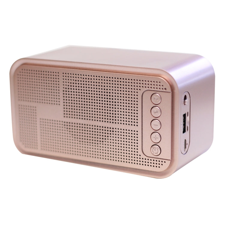 X16 Portable Bluetooth Stereo Speaker, Support Hands-free & TF Card & AUX IN & FM & Alarm, Bluetooth Distance: 10m