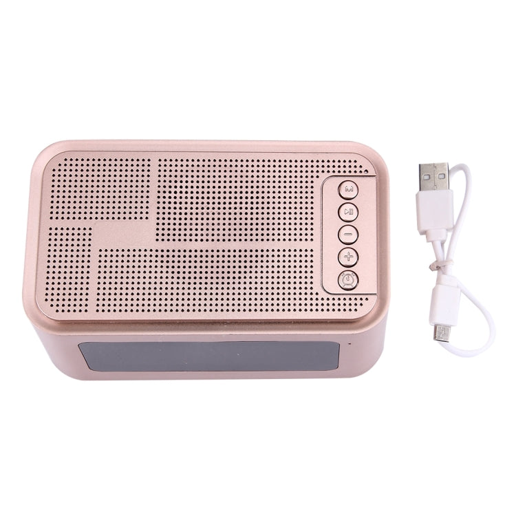 X16 Portable Bluetooth Stereo Speaker, Support Hands-free & TF Card & AUX IN & FM & Alarm, Bluetooth Distance: 10m