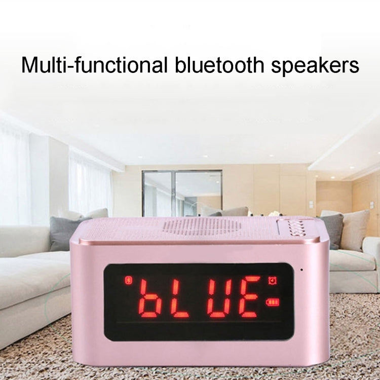 X16 Portable Bluetooth Stereo Speaker, Support Hands-free & TF Card & AUX IN & FM & Alarm, Bluetooth Distance: 10m