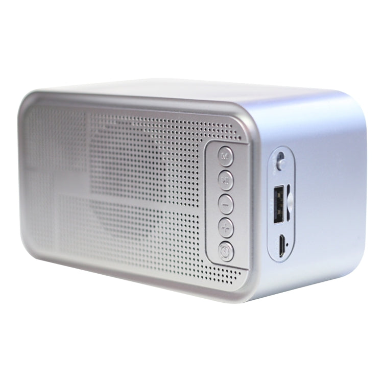 X16 Portable Bluetooth Stereo Speaker, Support Hands-free & TF Card & AUX IN & FM & Alarm, Bluetooth Distance: 10m