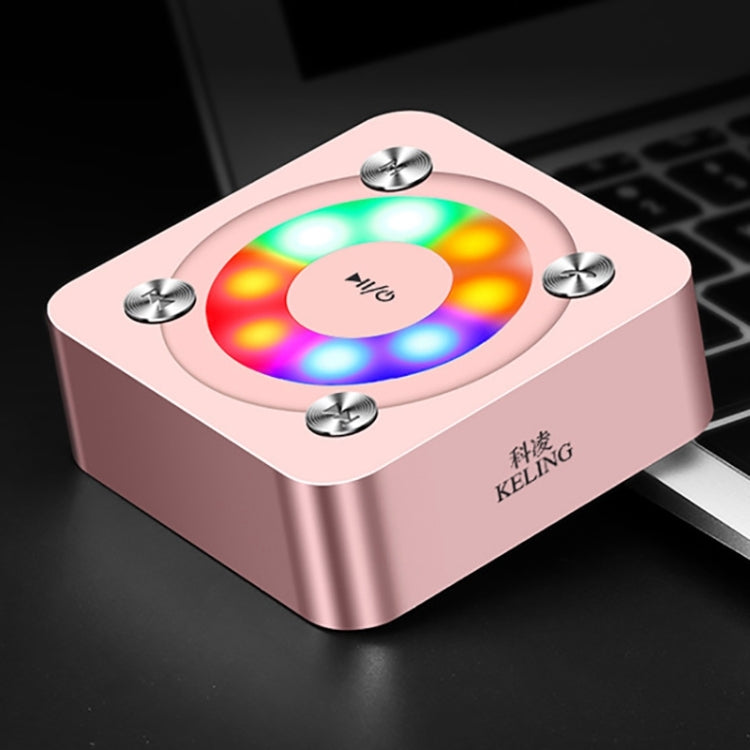 A9 Portable Bluetooth Stereo Speaker with Built-in MIC & Light, Support Hands-free Calls & TF Card & AUX IN, Bluetooth Distance: 10m
