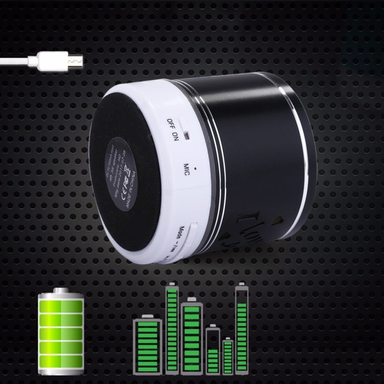 A9L Mini Portable Bluetooth Stereo Speaker with RGB LED Light, Built-in MIC, Support Hands-free Calls & TF Card & AUX