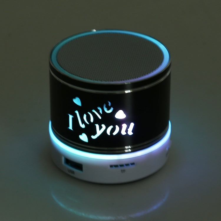 A9L Mini Portable Bluetooth Stereo Speaker with RGB LED Light, Built-in MIC, Support Hands-free Calls & TF Card & AUX