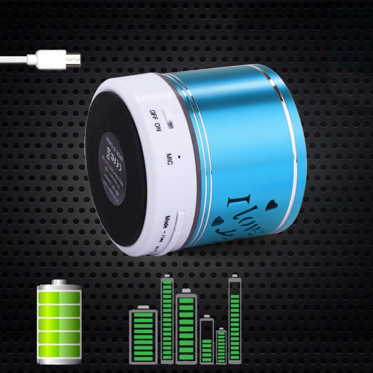 A9L Mini Portable Bluetooth Stereo Speaker with RGB LED Light, Built-in MIC, Support Hands-free Calls & TF Card & AUX