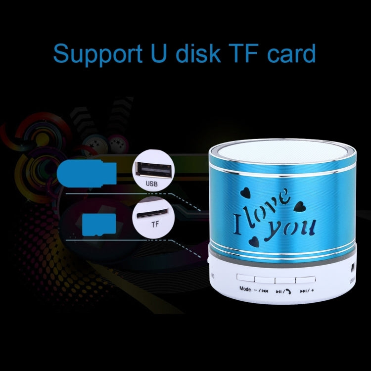A9L Mini Portable Bluetooth Stereo Speaker with RGB LED Light, Built-in MIC, Support Hands-free Calls & TF Card & AUX