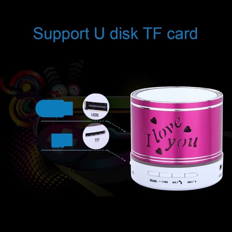 A9L Mini Portable Bluetooth Stereo Speaker with RGB LED Light, Built-in MIC, Support Hands-free Calls & TF Card & AUX