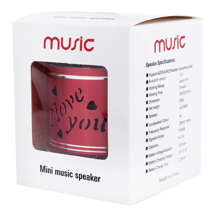 A9L Mini Portable Bluetooth Stereo Speaker with RGB LED Light, Built-in MIC, Support Hands-free Calls & TF Card & AUX