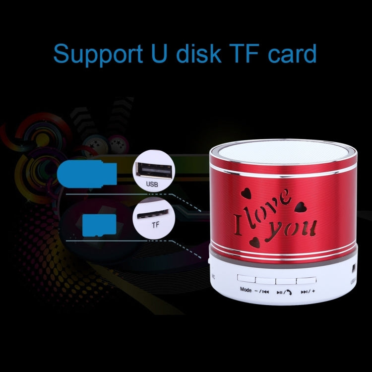 A9L Mini Portable Bluetooth Stereo Speaker with RGB LED Light, Built-in MIC, Support Hands-free Calls & TF Card & AUX