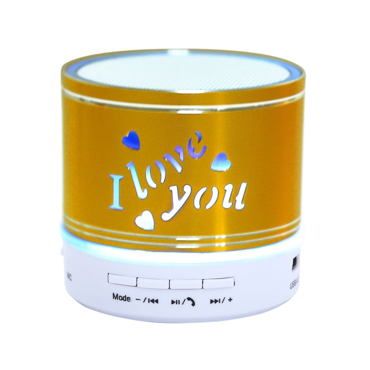 A9L Mini Portable Bluetooth Stereo Speaker with RGB LED Light, Built-in MIC, Support Hands-free Calls & TF Card & AUX