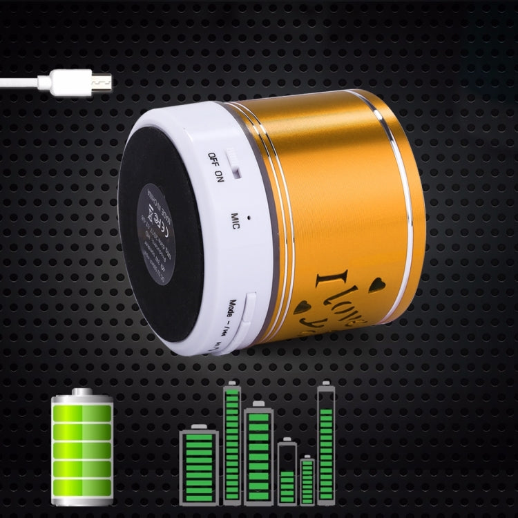 A9L Mini Portable Bluetooth Stereo Speaker with RGB LED Light, Built-in MIC, Support Hands-free Calls & TF Card & AUX