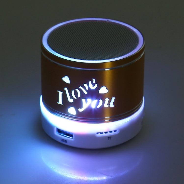 A9L Mini Portable Bluetooth Stereo Speaker with RGB LED Light, Built-in MIC, Support Hands-free Calls & TF Card & AUX