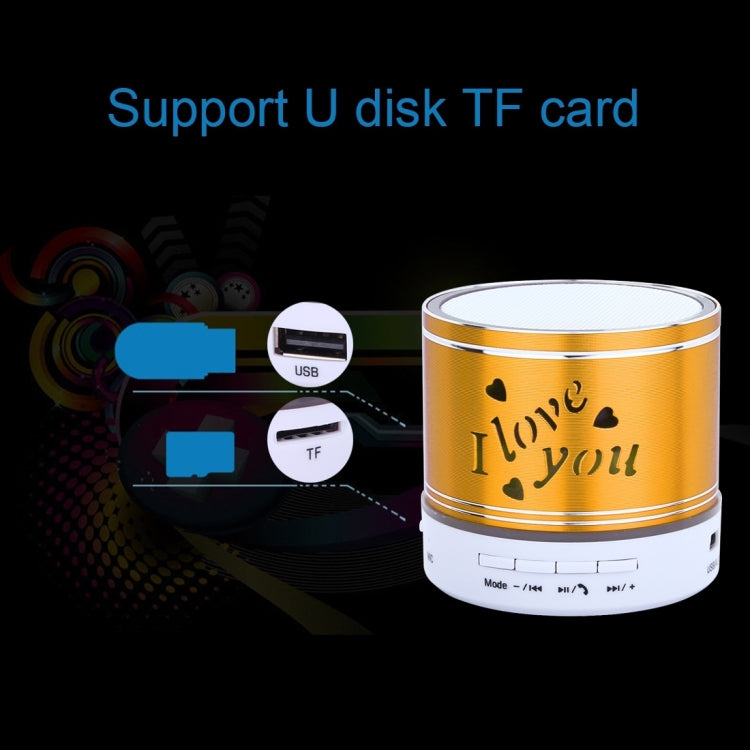 A9L Mini Portable Bluetooth Stereo Speaker with RGB LED Light, Built-in MIC, Support Hands-free Calls & TF Card & AUX