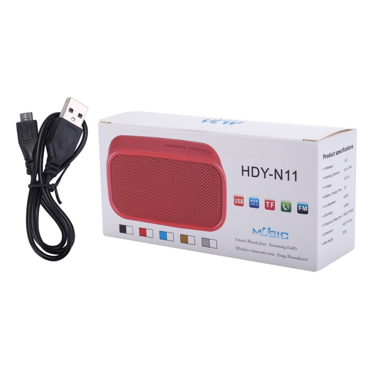 HDY-N11 Portable Fabric Design Bluetooth Stereo Speaker, for iPhone, Samsung, HTC, Sony and other Smartphones