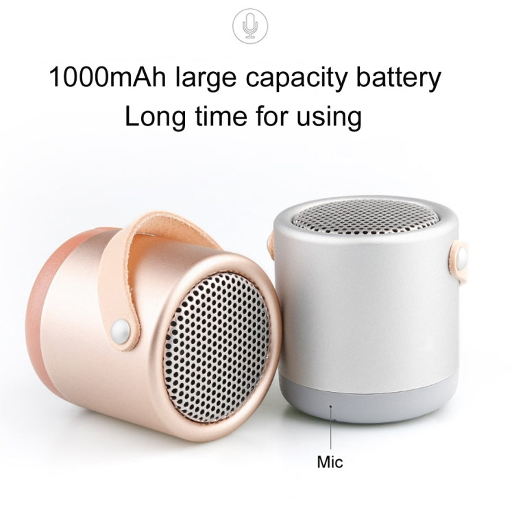 A056  Portable Outdoor Metal Bluetooth V4.1 Speaker with Mic, Support Hands-free & AUX Line In
