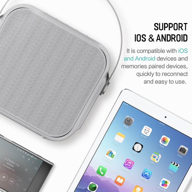 Portable Stereo Music Wireless Bluetooth Speaker, Built-in MIC, Support Hands-free Calls & TF Card & AUX Audio & MP3 Function, Bluetooth Distance: 10m