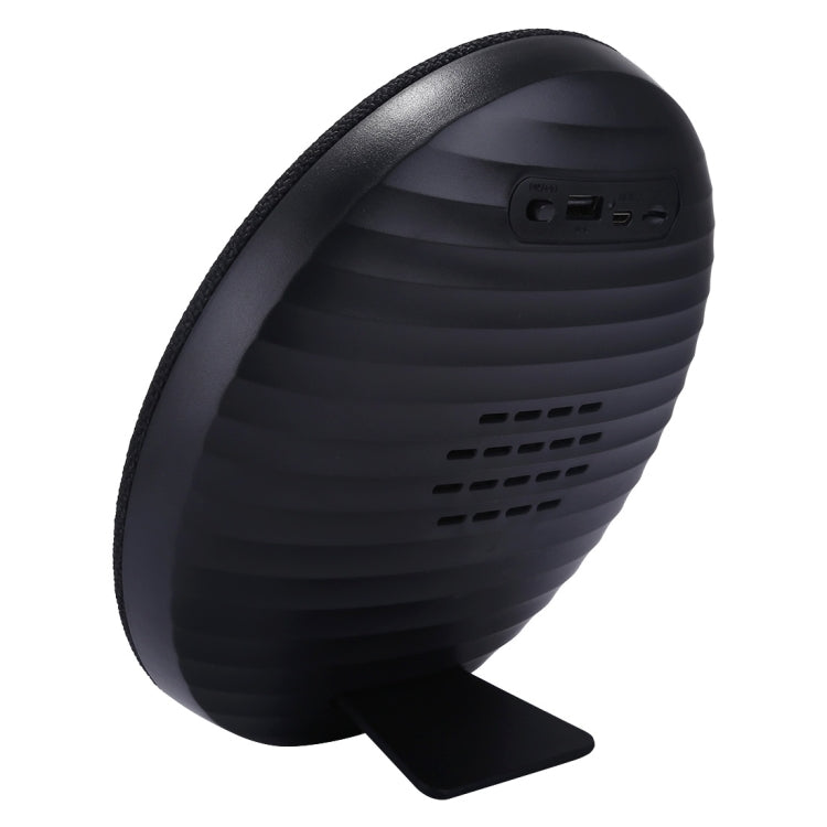 HDY-001 Portable Round Shaped Fabric Design Bluetooth Stereo Speaker, with Built-in MIC, Support Hands-free Calls & TF Card & AUX IN & FM, Bluetooth Distance: 10m