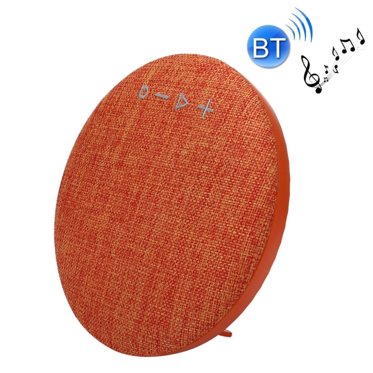 HDY-001 Portable Round Shaped Fabric Design Bluetooth Stereo Speaker, with Built-in MIC, Support Hands-free Calls & TF Card & AUX IN & FM, Bluetooth Distance: 10m