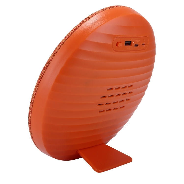 HDY-001 Portable Round Shaped Fabric Design Bluetooth Stereo Speaker, with Built-in MIC, Support Hands-free Calls & TF Card & AUX IN & FM, Bluetooth Distance: 10m