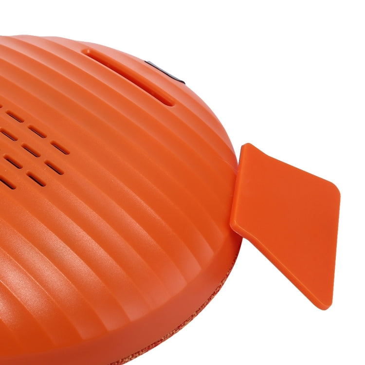 HDY-001 Portable Round Shaped Fabric Design Bluetooth Stereo Speaker, with Built-in MIC, Support Hands-free Calls & TF Card & AUX IN & FM, Bluetooth Distance: 10m
