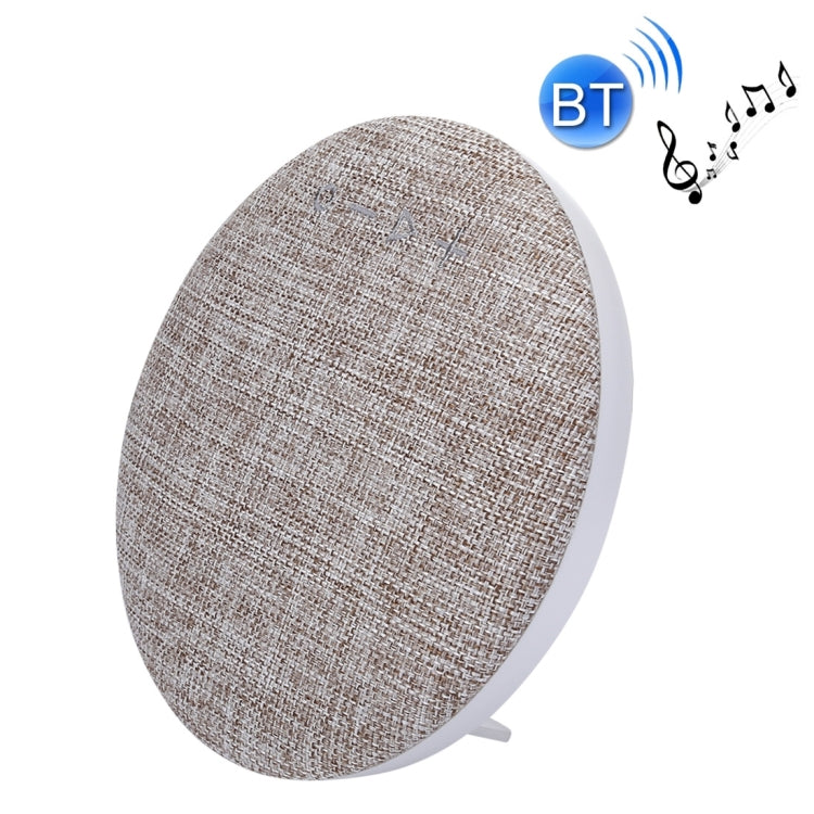 HDY-001 Portable Round Shaped Fabric Design Bluetooth Stereo Speaker, with Built-in MIC, Support Hands-free Calls & TF Card & AUX IN & FM, Bluetooth Distance: 10m