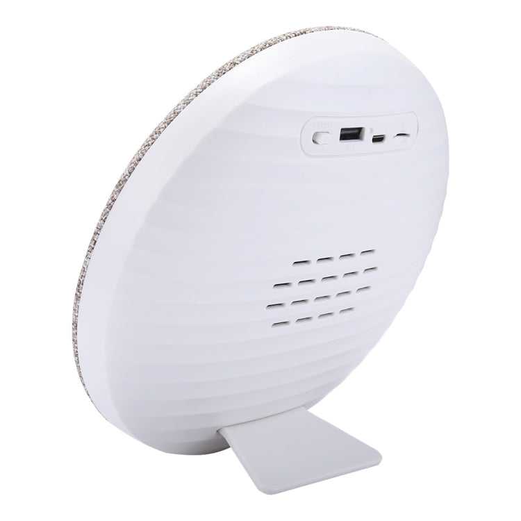 HDY-001 Portable Round Shaped Fabric Design Bluetooth Stereo Speaker, with Built-in MIC, Support Hands-free Calls & TF Card & AUX IN & FM, Bluetooth Distance: 10m