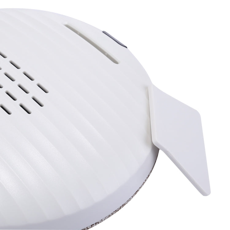 HDY-001 Portable Round Shaped Fabric Design Bluetooth Stereo Speaker, with Built-in MIC, Support Hands-free Calls & TF Card & AUX IN & FM, Bluetooth Distance: 10m