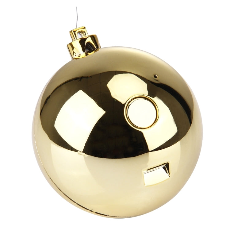Lovely Hanging Circular Christmas Tree Tune Bluetooth Speaker Portable Wireless Stereo Subwoofer Audio Receiver, For iPhone, Galaxy, Sony, Lenovo, HTC, Huawei, Google, LG, Xiaomi, other Smartphones(Gold)