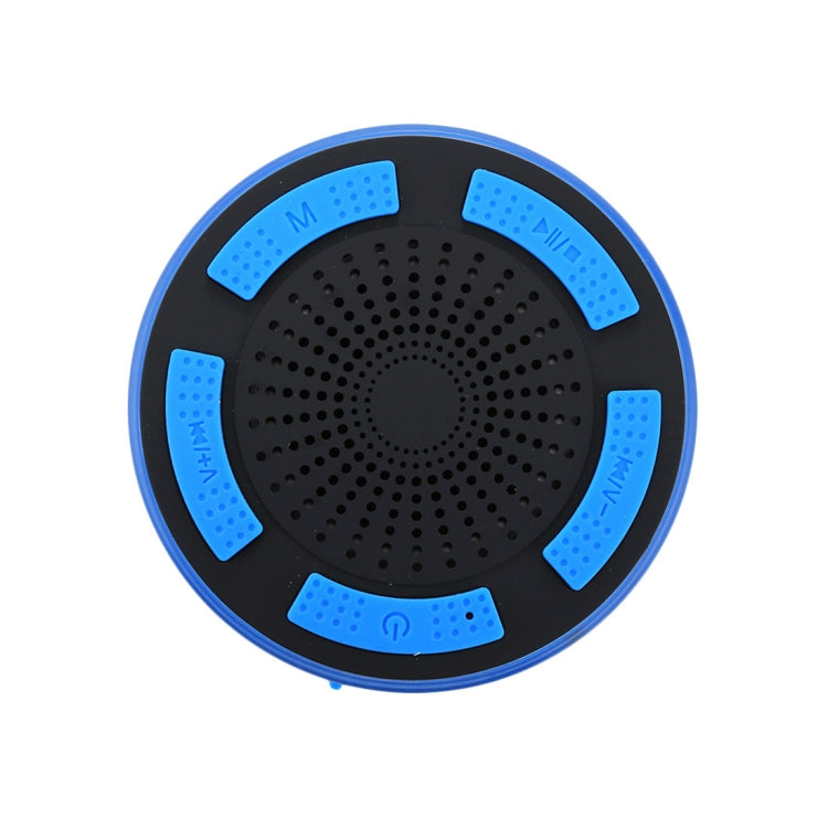 F013 Mini Portable IPX7 Waterproof Bluetooth V4.0 Stereo Speaker MP3 Player with Colorful LED Light & Suction Cup, Built-in Mic, Support FM Radio, Bluetooth Distance: 10m