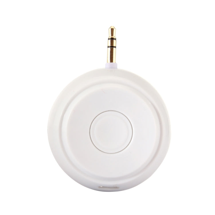 2 in 1 Mini Stereo Speaker + 8 LEDs Mini Night Using Selfie Flash Light with 3.5mm Audio Plug, For iPhone & iPad & Samsung & HTC & Sony & LG & Huawei & Xiaomi(White)