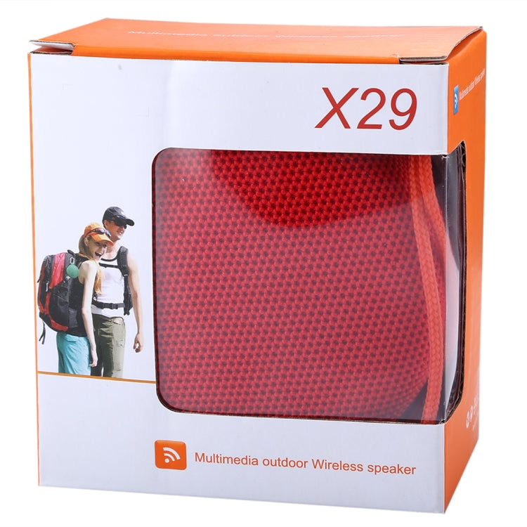 X29 Portable Bluetooth Speaker with Lanyard, Built-in Mic, Support TF Card / USB Output / FM / Hands-free Call