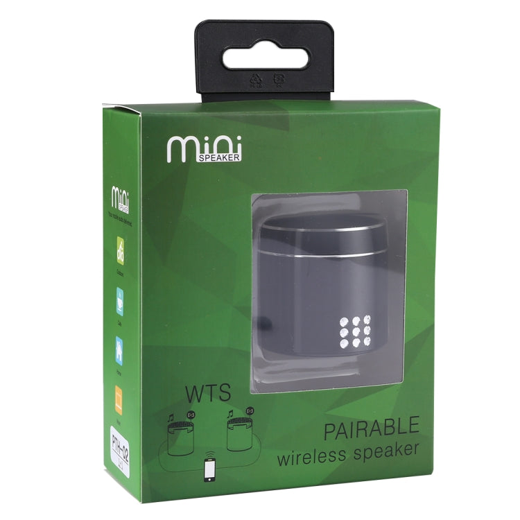 PTH-02 Portable True Wireless Stereo Mini Bluetooth Speaker with LED Indicator & Sling
